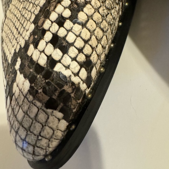 Loft Snake Print Mule Flats size 8 - Picture 5 of 6